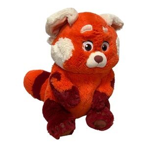 Disney Turning Red Mei Panda Red and Orange Plush Stuffed Animal Toy 18”
